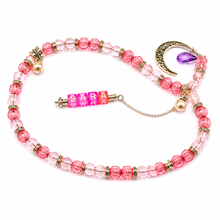 Load image into Gallery viewer, Pumpkin Crystal - Ready Made Personalised Prayer Beads