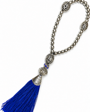 Load image into Gallery viewer, Silver Metal Prayer Beads Tasbih - Ready Made Design - Personalised Prayer Beads