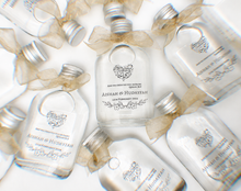 Load image into Gallery viewer, Flask personalised Zam Zam bottles - Various sizes Clear Stickers- Filled