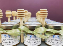 Load image into Gallery viewer, 100% 45g pure Honey Jars Personalised Wedding Favours