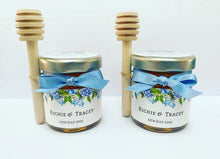 Load image into Gallery viewer, 100% 125g pure Honey Jars Personalised Wedding Favours