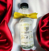Load image into Gallery viewer, Personalised 50ml Zam Zam bottles filled or empty with stickers - transparent, glossy or foiled (Read item details)