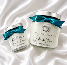 Load image into Gallery viewer, Soy Wax favour candles personalised wedding nikkah gift