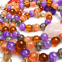 Load image into Gallery viewer, Sunset Multi Colour - Ready Made Personalised Prayer Beads