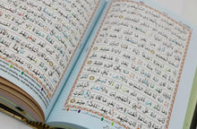 Load image into Gallery viewer, The Holy Quran Kabah Cover Colour Coded Tajweed Rules