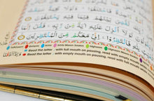 Load image into Gallery viewer, The Holy Quran Kabah Cover Colour Coded Tajweed Rules