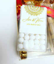Load image into Gallery viewer, Personalised Tic Tac’s Favours Wedding Eid Nikkah Mehndi - (Also available in foil only prints)