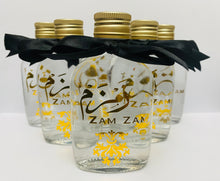 Load image into Gallery viewer, Flask personalised Zam Zam bottles - Various sizes Printed Stickers - Filled