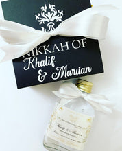Load image into Gallery viewer, Flask personalised Zam Zam bottles - Various sizes Printed Stickers - Filled