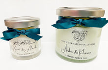 Load image into Gallery viewer, Soy Wax favour candles personalised wedding nikkah gift