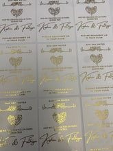 Load image into Gallery viewer, Personalised Foiled Stickers