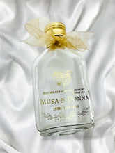 Load image into Gallery viewer, Flask personalised Foiled Zam Zam bottles - Various sizes Clear Stickers- Filled or Empty