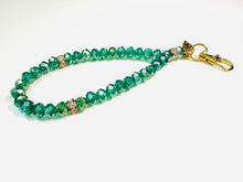 Load image into Gallery viewer, Personalised 33 or 66 Bead Phone Tasbeeh — 8mm Prayer Beads, Keychain or Tote Bag Charm — Choose Bead Colour, Silver or Gold Finish