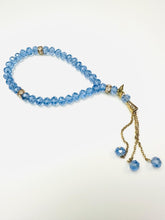 Load image into Gallery viewer, Personalised 33 or 66 Bead Tasbeeh, Tasbih — 8mm Prayer Beads, Choose Beads, Silver or Gold Finish