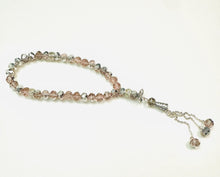 Load image into Gallery viewer, Personalised 33 or 66 Bead Tasbeeh, Tasbih — 8mm Prayer Beads, Choose Beads, Silver or Gold Finish