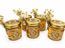 Load image into Gallery viewer, 100% pure 45g Rustic Honey Jars Personalised Wedding Favours