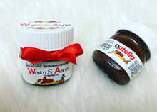 Load image into Gallery viewer, Nutella Mini 25 g Personalised Favour Jars
