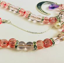 Load image into Gallery viewer, Pumpkin Crystal - Ready Made Personalised Prayer Beads
