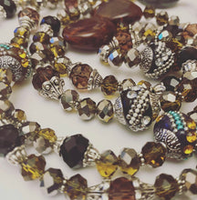 Load image into Gallery viewer, Rondelle two-tone bronze / silver - Ready Made Design - Personalised Prayer Beads