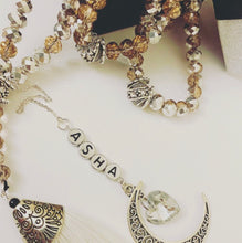 Load image into Gallery viewer, Electric Rondelle 2 Colour - Baby Bronze / Silver- Ready Made Design - Personalised Prayer Beads