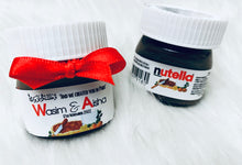 Load image into Gallery viewer, Nutella Mini 25 g Personalised Favour Jars