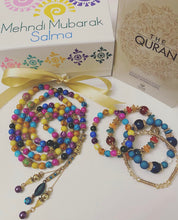 Load image into Gallery viewer, Personalised Gift Set - Mehndi Edition Tasbih