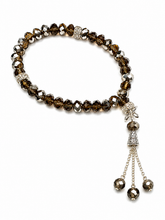 Load image into Gallery viewer, Personalised 33 or 66 Bead Tasbeeh, Tasbih — 8mm Prayer Beads, Choose Beads, Silver or Gold Finish
