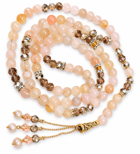 Load image into Gallery viewer, Rosy Agate Beads-  Ready Made Design - Personalised Prayer Beads

