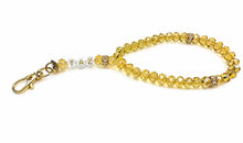 Load image into Gallery viewer, Personalised 33 or 66 Bead Phone Tasbeeh — 8mm Prayer Beads, Keychain or Tote Bag Charm — Choose Bead Colour, Silver or Gold Finish
