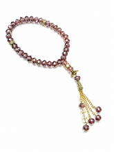 Load image into Gallery viewer, Personalised 33 or 66 Bead Tasbeeh, Tasbih — 8mm Prayer Beads, Choose Beads, Silver or Gold Finish
