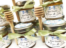Load image into Gallery viewer, 100% 45g pure Honey Jars Personalised Wedding Favours
