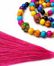 Load image into Gallery viewer, Mehndi Vibrant Coloured Tasbih -  Ready Made Design - Personalised Prayer Beads
