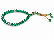 Load image into Gallery viewer, Personalised 33 or 66 Bead Tasbeeh, Tasbih — 8mm Prayer Beads, Choose Beads, Silver or Gold Finish
