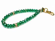 Load image into Gallery viewer, Personalised 33 or 66 Bead Phone Tasbeeh — 8mm Prayer Beads, Keychain or Tote Bag Charm — Choose Bead Colour, Silver or Gold Finish
