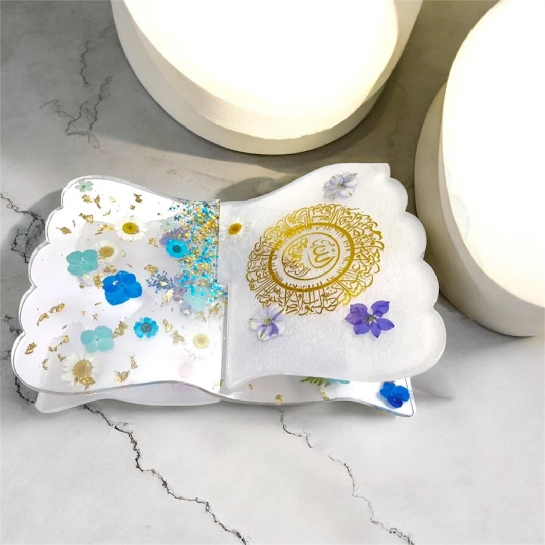 Handcrafted Resin Quran Stands