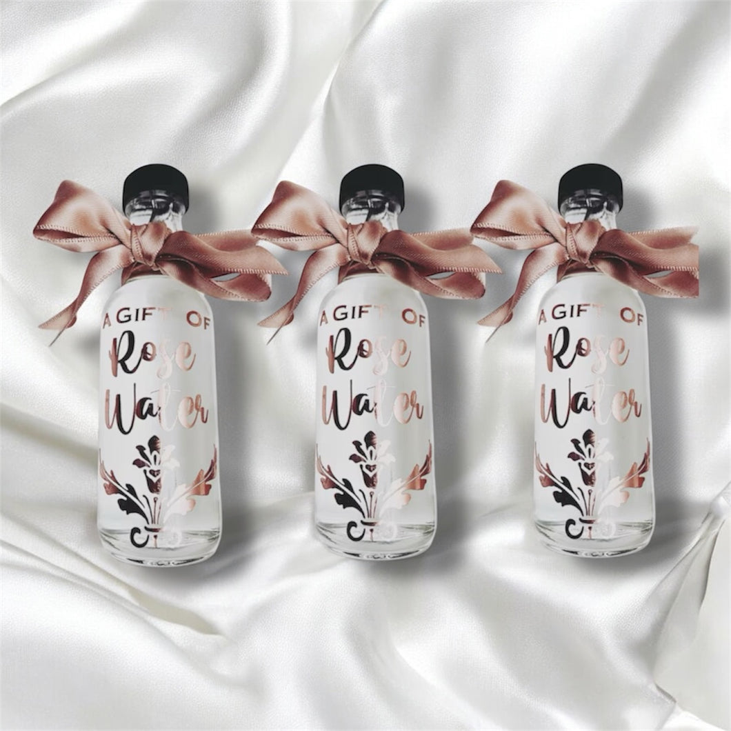 Personalised Rose Water 50ml Favours Gift