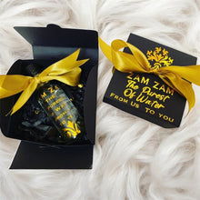 Load image into Gallery viewer, Wedding Party Wedding Favour Box and Zam Zam Water
