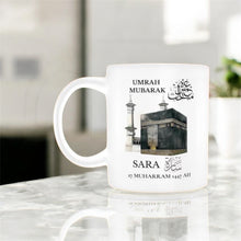 Load image into Gallery viewer, Personalised Hajj / Umrah Islamic mug
