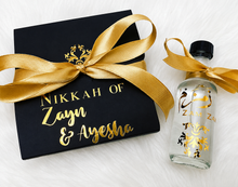 Load image into Gallery viewer, Wedding Party Wedding Favour Box and Zam Zam Water
