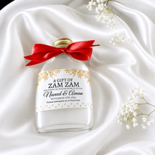 Load image into Gallery viewer, Flask personalised Zam Zam bottles - Various sizes Printed Stickers - Filled
