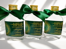 Load image into Gallery viewer, Flask personalised Zam Zam bottles - Various sizes Printed Stickers - Filled
