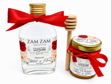 Load image into Gallery viewer, Flask personalised Zam Zam bottles - Various sizes Printed Stickers - Filled
