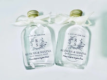 Load image into Gallery viewer, Flask personalised Zam Zam bottles - Various sizes Clear Stickers- Filled
