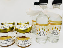 Load image into Gallery viewer, Personalised 50ml Zam Zam bottles filled or empty with stickers - transparent, glossy or foiled (Read item details)
