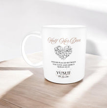Load image into Gallery viewer, Couples Mugs Set Personalised Islamic 11oz Mug
