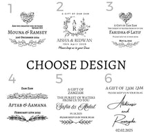 Load image into Gallery viewer, Personalised 30ml Zam Zam black bottle - Filled or Empty
