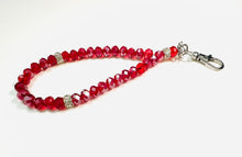 Load image into Gallery viewer, Personalised 33 or 66 Bead Phone Tasbeeh — 8mm Prayer Beads, Keychain or Tote Bag Charm — Choose Bead Colour, Silver or Gold Finish
