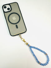 Load image into Gallery viewer, Personalised 33 or 66 Bead Phone Tasbeeh — 8mm Prayer Beads, Keychain or Tote Bag Charm — Choose Bead Colour, Silver or Gold Finish
