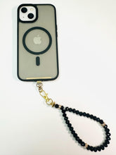 Load image into Gallery viewer, Personalised 33 or 66 Bead Phone Tasbeeh — 8mm Prayer Beads, Keychain or Tote Bag Charm — Choose Bead Colour, Silver or Gold Finish

