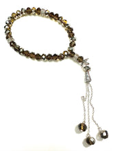 Load image into Gallery viewer, Personalised 33 or 66 Bead Tasbeeh, Tasbih — 8mm Prayer Beads, Choose Beads, Silver or Gold Finish
